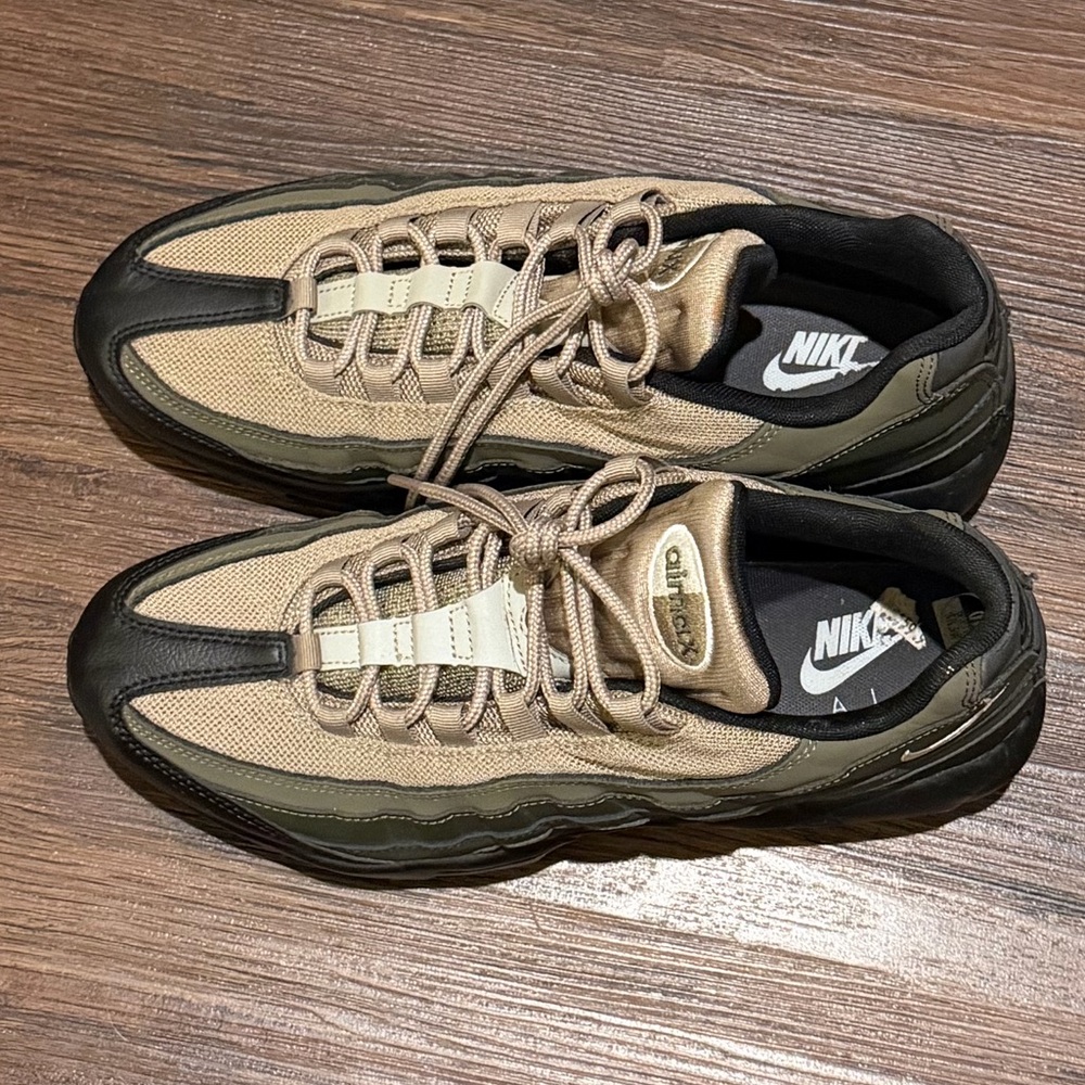 Nike Air Max 95 GS Khaki Sequoia - Picture 6 of 13